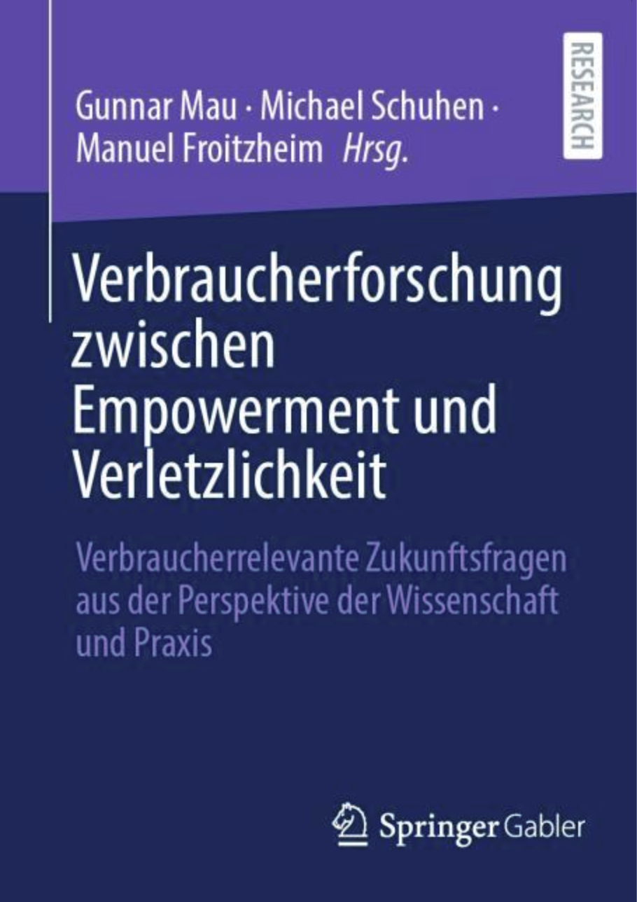 Buchveröffentlichung – Verbraucherforschung zwischen Empowerment und Verletzlichkeit