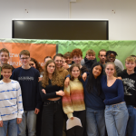 Gruppenfoto von Schülerinnen und Schülern bei der Schülerakademie Finanzkompetenz