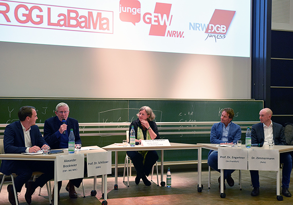 Teilnehmer an der Diskussionsrunde